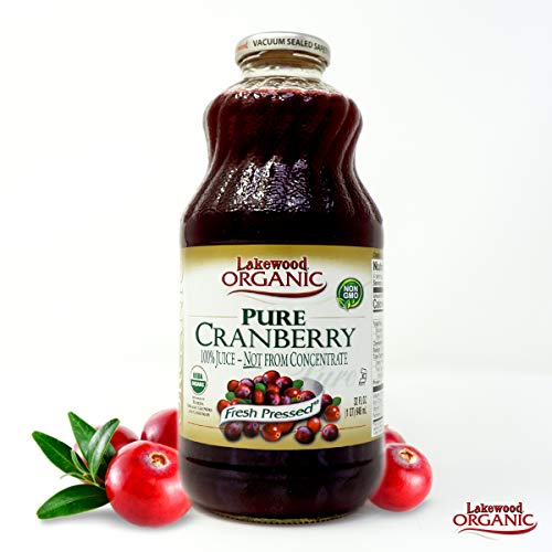 Preisvergleich Produktbild Lakewood Organic PURE Cranberry Juice, 32-Ounce Bottles (Pack of 6)