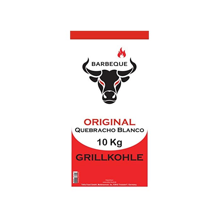 Teka Food Gmbh Quebracho Blanco Grillkohle Holzkohle 10 Kg