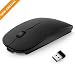 Produktbild KZKJ Kabellose Laptop Maus, Wiederaufladbar Geräuschlos Mouse Tragbar Wireless Mäuse mit 1000/1400/1600 DPI Optional für PC Laptop iMac MacBook Microsoft Pro, Büro Zuhause
