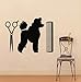Price comparison product image Gwgdjk Haustiere Vinyl Wandaufkleber Abnehmbare Wandtattoos Hundepflege Salon Aufkleber Vinyl Aufkleber Welpen Pet Shop Tapete Wandbild