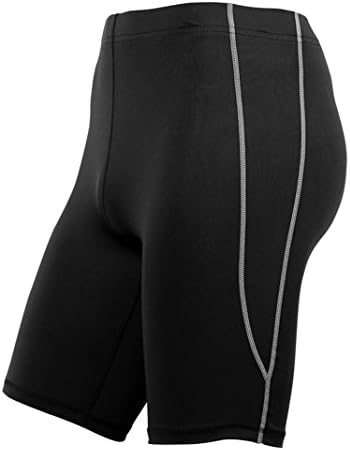 MeiC Power Pro Compression Shorts Elastic Spandex Fast Drying Sweat Proof Breathable Tights for Men Workout Gym Training