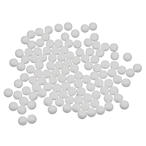 Preisvergleich Produktbild 100pcs 15mm Weiß Modellierung Handwerk Styropor-Kugeln