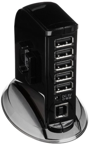 AmazonBasics USB Hub 2.0 mit 7 Ports (Eurostecker) - 2