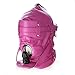 Produktbild FeiGu Hot Pink Leder Bondage Gimp Maske Kopf Kapuze mit 2 Nasen Löcher T6