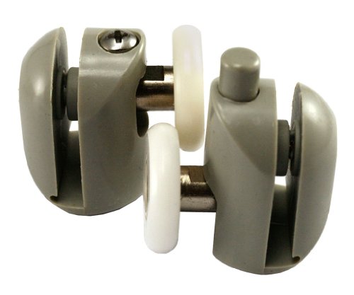 8 X Obere / Untere Duschkabinenrollen Türrolle Schiebetürbeschlag Glastürrolle Rollenführung Rolle - 2