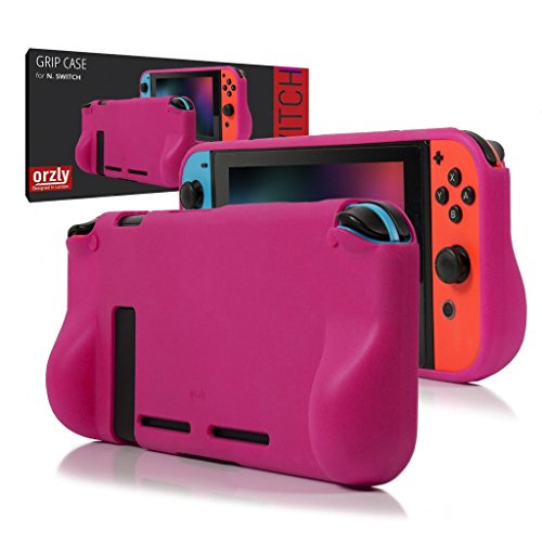 ORZLY Comfort Grip Case fr Nintendo Switch - Schutzhlle fr den Einsatz auf der Nintendo Switch Console im Handheld Gamepad-Modus mit integrierten Komfort gepolsterten Handgriffen - ROSA ORZLY Comfort Grip Case fr Nintendo Switch - Schutzhlle fr den Einsatz auf der Nintendo Switch Console im Handheld Gamepad-Modus mit integrierten Komfort gepolsterten Handgriffen - ROSA