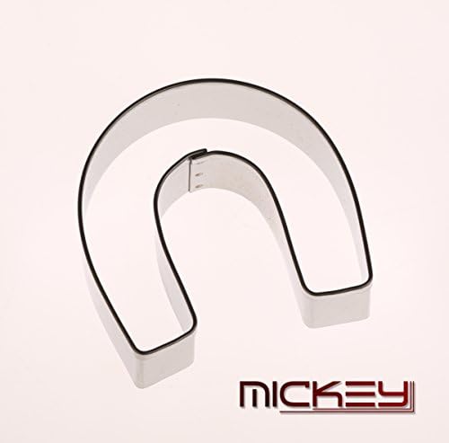 BLEX Halusky Horseshoe Shaped Stainless Steel Pastry Cutter, Tinplate, Silver, 1.5 x 6.6 x 5.3 cm