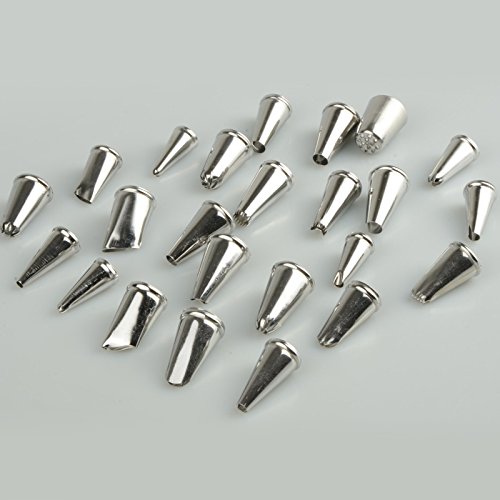 Youpin Spritztüllen für Torten- und Zuckerguss, Kuchendekoration, 24 Stück - 3