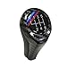 Price comparison product image Maxiou 5 6 Speed 5 Speed Manual MT Gear Stick Shift Knob for 1 3 5 6 Series E30 E32 E34 E36 E38 E39 E46 E53 E60 E63 E83 E84 E90 E91 (Carbon Fiber Color, 6 Speed)