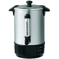 Global Gourmet 8.8 Litre (35 Cups) Stainless Steel Catering Hot Water/Tea Urn | Instant Water Heater, Boiler and…