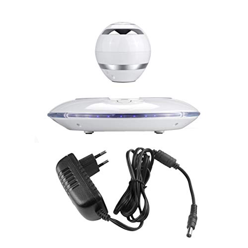 Preisvergleich Produktbild Drahtloser magnetischer schwebender Bluetooth-Lautsprecher 360 Grad Stereo Sound Floating-Lautsprecher mit LED-Licht für Smartphones