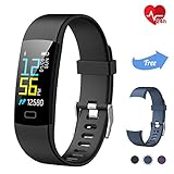 【NOTIFICACIONES INTELIGENTES】Nunca se perderá una llamada o un mensaje. La pulsera de actividad inteligente unisex vibrará para avisarle si recibe una llamada o mensaje de SMS, Facebook, WhatsApp, Twitter, Instagram, Messenger, LinkedIn, Email, LINE, VIBER, Skype, KakaoTalk o VKontakte. La pulsera inteligente también dispone de Alerta de Alarma y Alerta de Sedentarismo