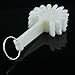 SODIAL(R) Fan Style Nail Art Tips Display Practice Wheel Tool 10pcs