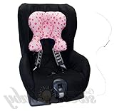 Little Sweetz MULTI SUPPORT ** COSY SOFT MAXI ** Sitzverkleinerer / NeugeborenenEinsatz / Entspannendes BabyKopfkissen mit Mulde für BabyAutositz Gr. 0/0+ oder auch Gruppe 1, 2/3 wie z.B. Maxi Cosi, Römer King etc, Kinderwagen, Kinderbett etc. (Marine) - 3