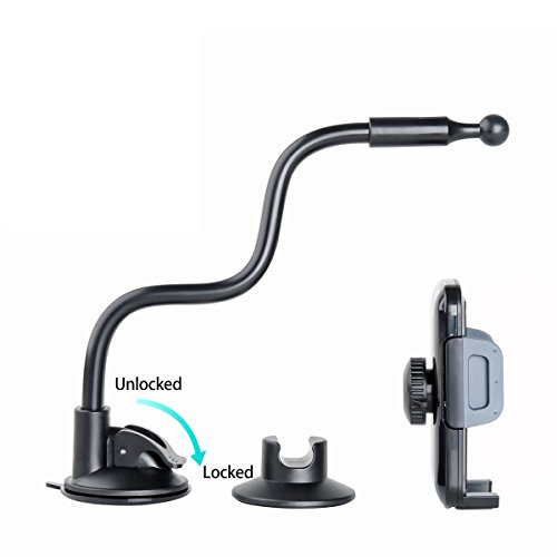Multi Angolo Cellulare Supporto da auto auto camion con giunto sferico per Smartphone parabrezza Long Arm 360Â gradi Umdrehbar, per iPhone, Samsung Galaxy S8, HTC, e altri smartphone
