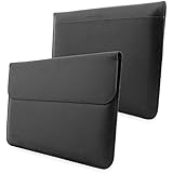 Surface Pro 3 / Pro 4 Case, Snugg™ - Black Leather Surface Pro 3 & 4 Sleeve [Lifetime Guarantee] Premium Cover for Microsoft Surface Pro 3 / Pro 4