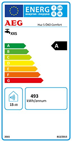 AEG 222164 HUZ 5 Öko Comfort Kleinspeicher EEK A, 2kW, 5l Untertischspeicher, drucklos - 2