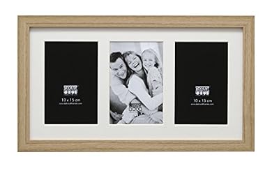 Deknudt Frames S66KB3 Cadre Photo pour 3 Photos Vertical Naturel 13 x 18 cm