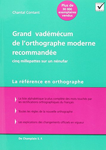 Télécharger Grand Vademecum de l Orthographe Moderne Recommandee PDF Livre eBook France Télécharger Grand Vademecum de l Orthographe Moderne Recommandee PDF Livre eBook France