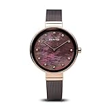 BERING Damen-Armbanduhr Analog Quarz Edelstahl 12034-265
