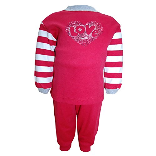 Sanetta - Baby pajamas girl, red - 74rot