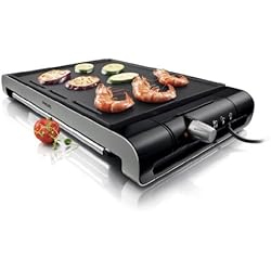 Philips HD4418/20 Plancha Thermostat Amovible Métal & Noir 2300W
