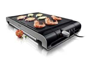 Philips Plancha électrique ? Hd 4418/20 ? 2300 W ? Couleur Noir / Métal  pas 