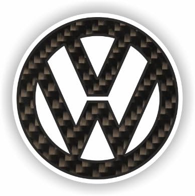 Sea View Stickers VW Carbon Fibre Logo Car Van Sticker
