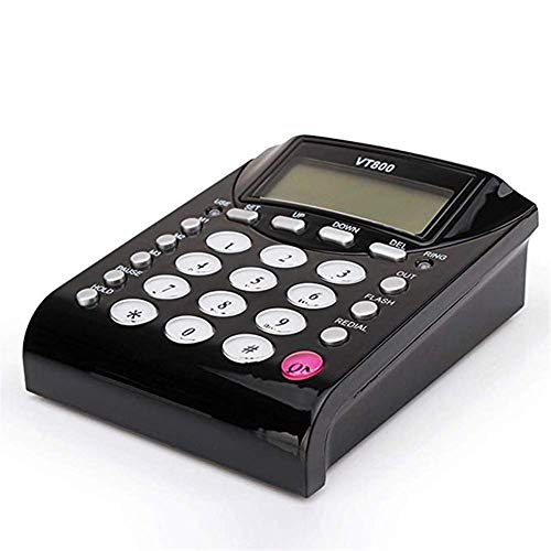 Preisvergleich Produktbild Radvihay Retro Telefon Telefon / Schnurlostelefon, Festnetztelefon, Festnetztelefon for das Büro (Kellner / Kundendienst / Callcenter usw.) Schwarz (Color : Telephone)