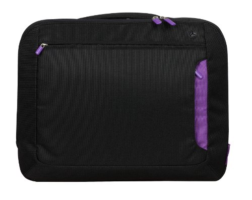 Belkin Notebooktasche Kurier 39,6 cm (15,6 Zoll) kohlenschwarz/lila - 2