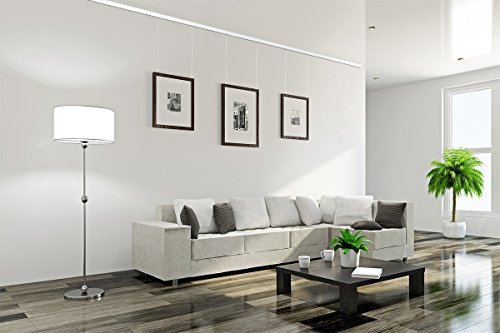 20m Bilderschiene Galerieschiene Bilderleiste Slider – Set 20Meter weiß - 4