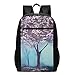 Produktbild Under Cherry Blossom Trees Large College School Backpack,Business Computer Backpacks Bag Fit 17 Inch Laptops