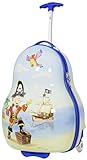trunki koffer pirat Außenmaße ca. 54x35x28 Zentimeter (komplett mit Rädern & Griffen), ca. 32 Liter Packvolumen, sehr leicht, der Trolli wiegt nur 2,3 Kilogramm