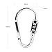 Price comparison product image Grenhaven 3-Digit Combination Carabiner - Carabiner Hook Lock - Silver or Silver