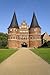 Produktbild Poster-Bild 70 x 110 cm: "Das Lübecker Holstentor", Bild auf Poster