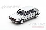 Peso/Weight: 0.3 Spark Model S3213 VW Golf GTI 1982 4 Doors Silver 1:43 MODELLINO Die Cast Model Compatible con