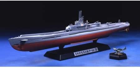 Maquette Tamiya Sous-marin Japonais I400 - échelle 1/350 - Avec Pièces Photo-gravure Et Affiches - à Partir De 14 Ans