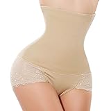 💖 Dank des Mesh-Einsatzes und der atmungsaktiven Materialien sitzt der Taillenformer bequem, ohne zu sehr einzuengen. Dehnbarer und hautverträglicher Innenstoff aus Baumwolle, Polyester und Elastan, macht diesen Miederslip angenehm zum Tragen.