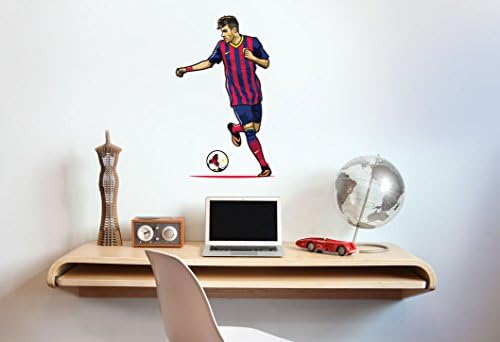 Barcelona Neymar Wall Sticker Decal Football Art Print for Home Bedroom Mural (Black)