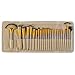 Makeup Brushes Set Millya 24Pcs Bamboo Handle Makeup Brushes Professional Essential Cosmetic Make Up Brush Set with Case