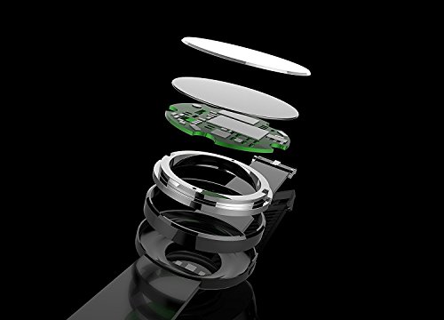 Fitness Tracker mit integrierter Herzfrequenzmessung am Handgelenk von Outry, wasserdichter Schrittzähler mit Anzeige von Schritten, Tagesziel, Kalorienverbrauch, Distanz, Schlafanalyse, Datum und Uhrzeit, Aktivitätstracker für Android und IOS(Generation 2) - 3