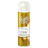 Gillette Satin Care With Touch of Olay Sensitive Shaving Gel, 200ml