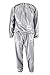 Produktbild Saunaanzug - SODIAL(R)Heavy Duty Fitness Gewicht Verlust Anzuege PVC Sauna Anzug Fitness Studio Silber XL-Code