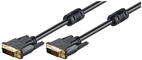Wentronic DVI-D Kabel Dual Link (DVI-D (24+1) Stecker auf DVI-D (24+1) Stecker) 3 m