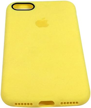 iPhone 7/8 Silicone Original Case, Slim Smooth Premium Durable Soft TPU Rubber Silicone Gel back Case Cover for iPhone 7/8 (5.5 Inch) (Yellow)