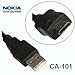 Price comparison product image Nokia USB Data cable CA-101 for Nokia 5220, 5310, 5610, 6210 Navigator, 6220 Classic, 6500 Classic, 6500 Slide, 6555, 7510, 8600 Luna, 8800, E75, N81, N82, N85, C1-00, C5-00, C6-00, E5, E66, E71, N82, N85, N97, X2-00, X3-00, X6-00