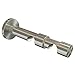 Produktbild Flairdeco 11022026-0039 Schraubkappenträger für Gardinenstange 20 mm Durchmesser, Edelstahl-Optik aus Metall, 2-läufig Wandabstand Circa 7/12 cm