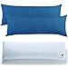 Produktbild Seitenschläferkissen 40x145 Set mit 2x Kissenbezug, CelinaTex First Class BeBasic royal blau 6000440
