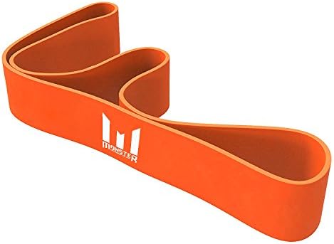 [  2hr LIGHTNING SALE 50% OFF ] Resistance Bands - Pull Up Bands – Exercise Bands for CrossFit- Powerlifting- Assisted Pull Ups- Mobility Bands (One Band) for Men and Women Workout at Home or Gym by Monster Fitness Club