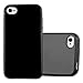 Produktbild Cadorabo Hülle für Apple iPhone 4 / iPhone 4S - Hülle in Jelly SCHWARZ – Handyhülle aus TPU Silikon im Jelly Design - Silikonhülle Schutzhülle Ultra Slim Soft Back Cover Case Bumper